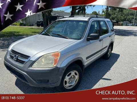 2002 Honda CR-V for sale at CHECK AUTO, INC. in Tampa FL