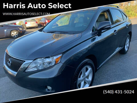 2010 Lexus RX 350 for sale at Harris Auto Select in Winchester VA