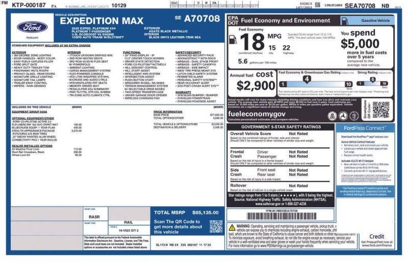 2025 Ford Expedition MAX Platinum