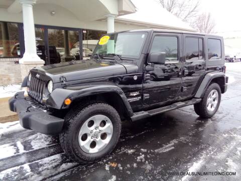 2009 Jeep Wrangler Unlimited for sale at DEALS UNLIMITED INC in Portage MI