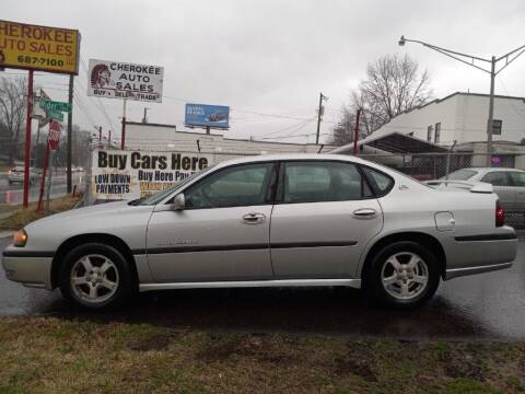 2003 Chevrolet Impala for sale at Cherokee Auto Sales in Knoxville TN