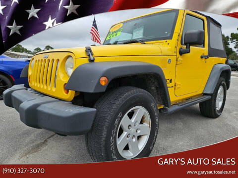 2008 Jeep Wrangler for sale at Gary's Auto Sales in Sneads Ferry NC