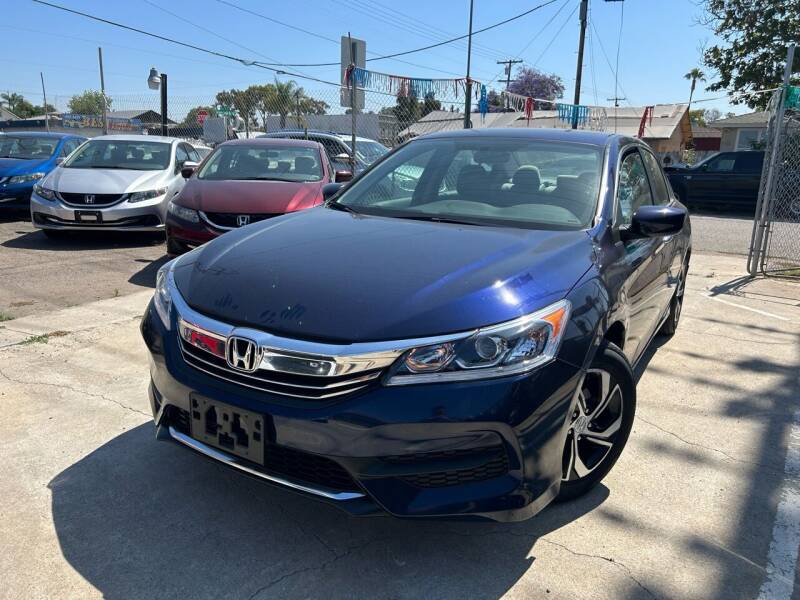 2016 Honda Accord for sale at Vtek Motorsports in El Cajon CA