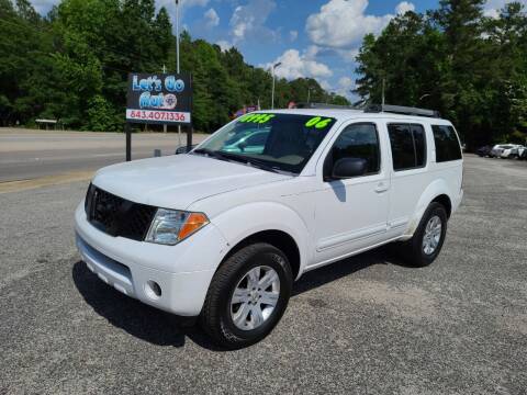 2006 Nissan Pathfinder for sale at Let's Go Auto in Florence SC