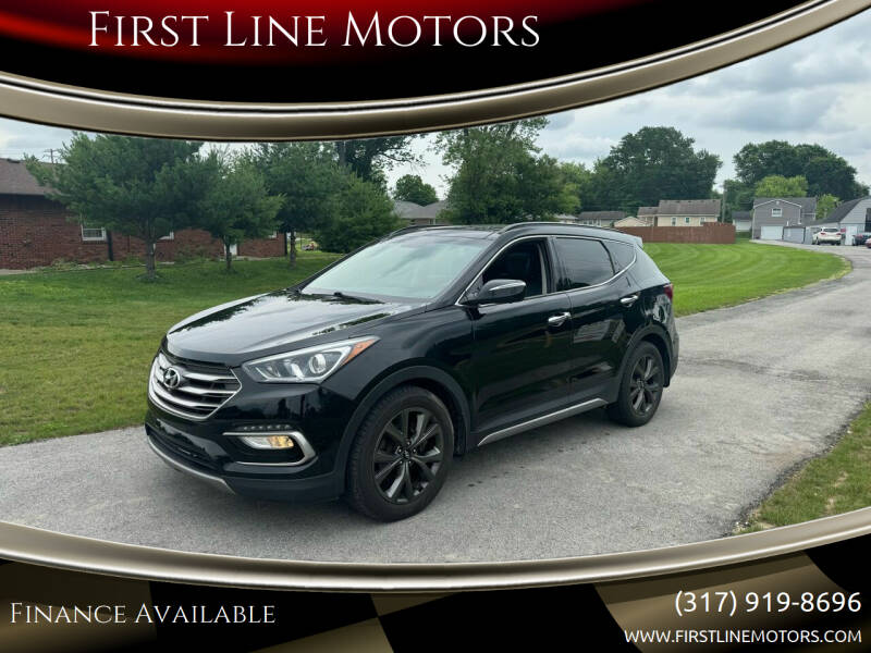 2017 Hyundai Santa Fe Sport for sale at First Line Motors in Jamestown IN