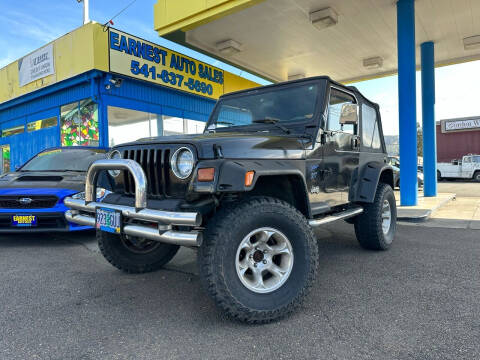 1997 Jeep Wrangler for sale at Earnest Auto Sales in Roseburg OR