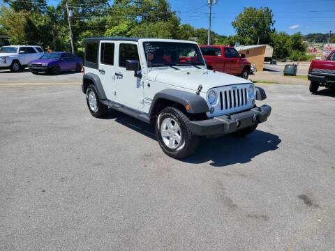2017 Jeep Wrangler Unlimited for sale at DISCOUNT AUTO SALES in Johnson City TN
