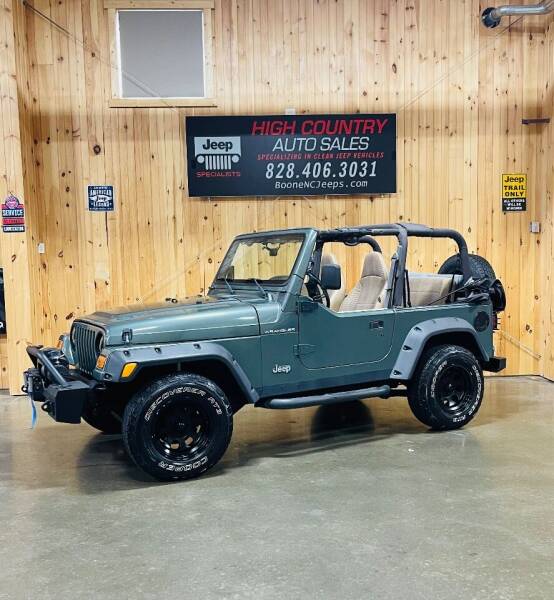 2000 Jeep Wrangler for sale at Boone NC Jeeps-High Country Auto Sales in Boone NC