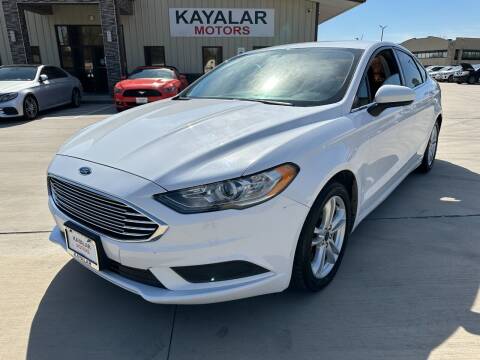 2018 Ford Fusion for sale at KAYALAR MOTORS SUPPORT CENTER in Houston TX