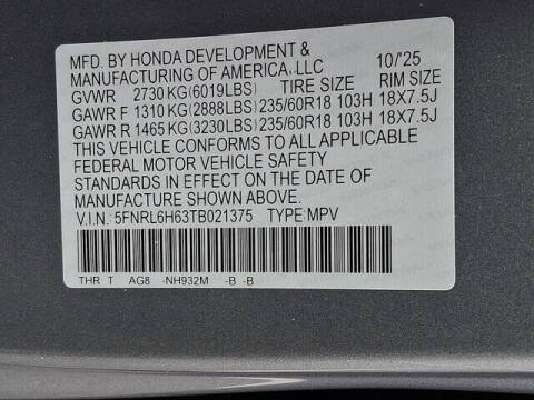 2026 Honda Odyssey EX-L