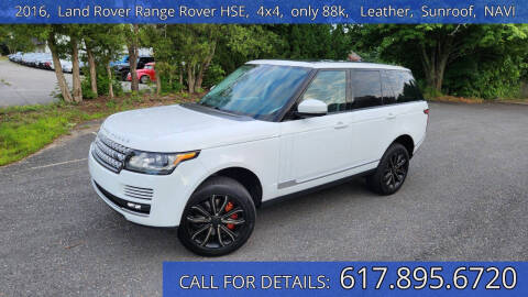 2016 Land Rover Range Rover for sale at Carlot Express in Stow MA