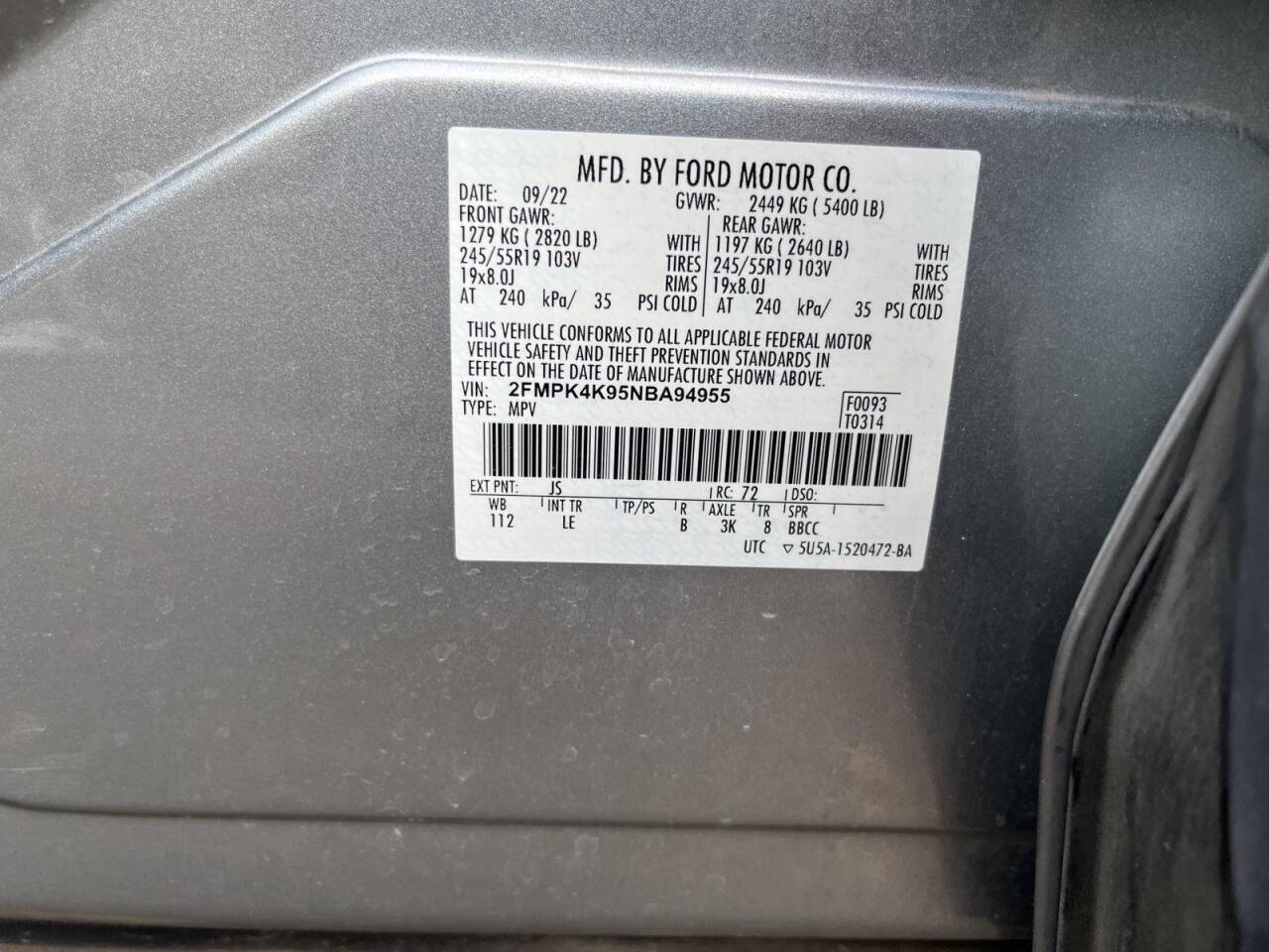 2022 Ford Edge 44
