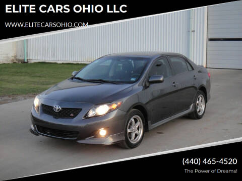 2009 Toyota Corolla for sale at ELITE CARS OHIO LLC in Solon OH