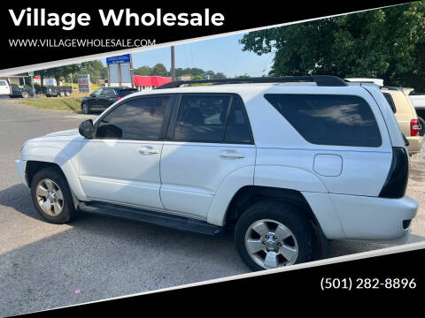 2005 Toyota 4Runner for sale at Village Wholesale in Hot Springs Village AR