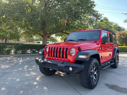 2019 Jeep Wrangler Unlimited for sale at CarzLot, Inc in Richardson TX
