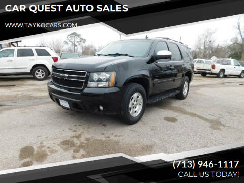 2012 Chevrolet Tahoe for sale at CAR QUEST AUTO SALES in Houston TX