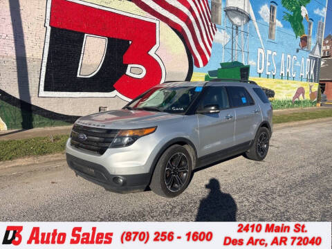 2014 Ford Explorer for sale at D3 Auto Sales in Des Arc AR