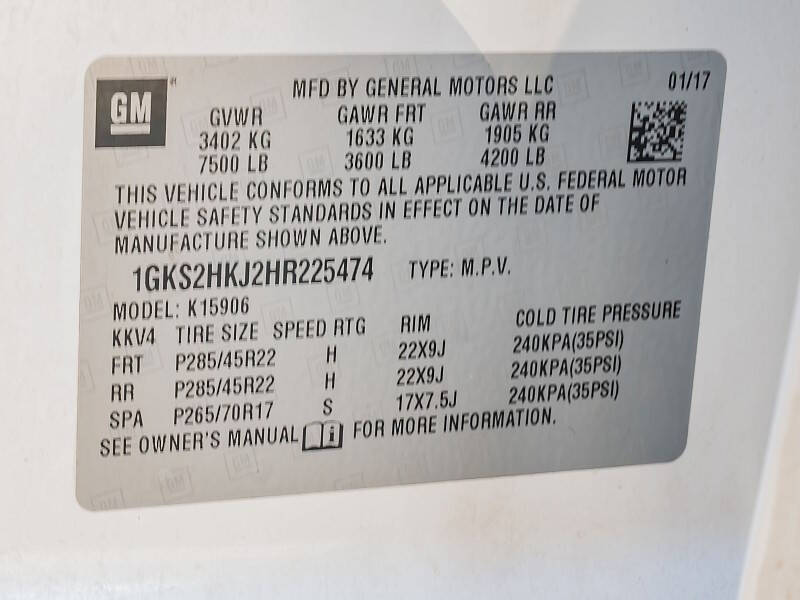 2017 GMC Yukon XL Denali