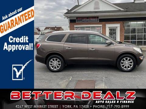 2012 Buick Enclave for sale at Better Dealz Auto Sales & Finance in York PA