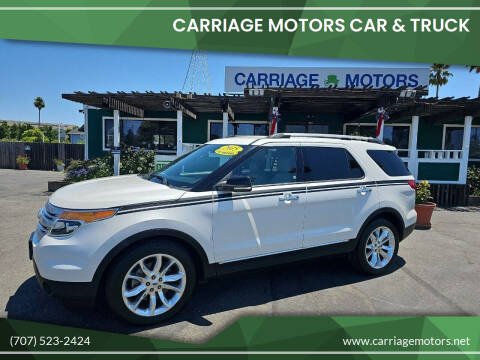 2015 Ford Explorer for sale at Carriage Motors Car & Truck in Santa Rosa CA