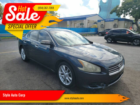 2011 Nissan Maxima for sale at Styln Auto Corp in West Park FL