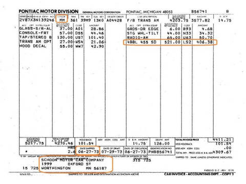 1973 Pontiac Trans Am