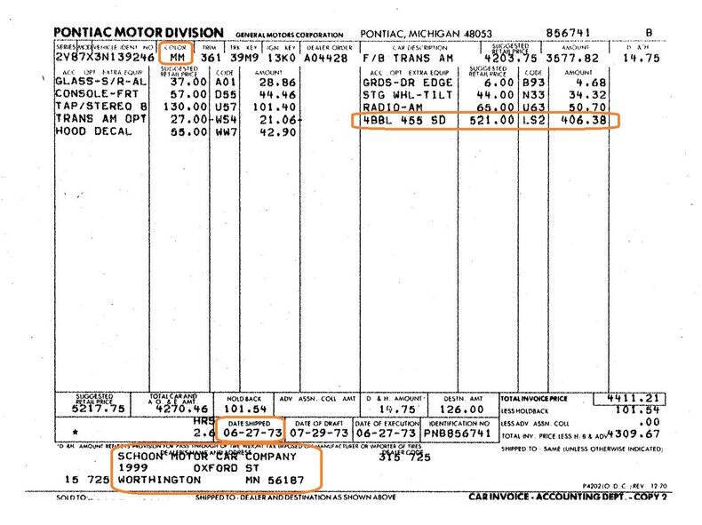 1973 Pontiac Trans Am