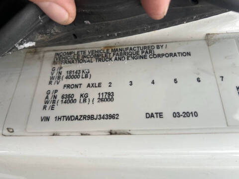 2011 International WorkStar 7400