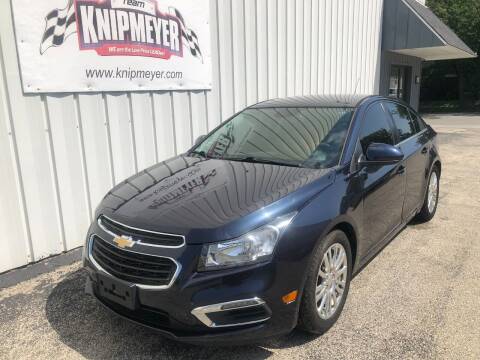 2015 Chevrolet Cruze for sale at Team Knipmeyer in Beardstown IL