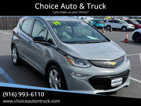 2019 Chevrolet Bolt EV for sale at Choice Auto & Truck in Sacramento CA