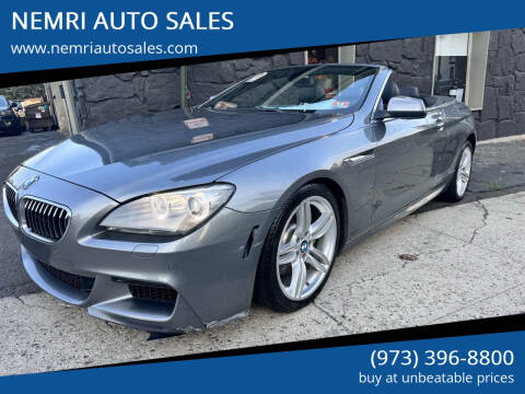 2012 BMW 6 Series for sale at NEMRI AUTO SALES in Dover NJ