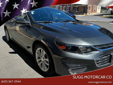 2016 Chevrolet Malibu for sale at Sugg Motorcar Co in Boyertown PA