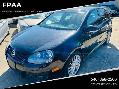 2007 Volkswagen GTI for sale at FPAA in Fredericksburg VA