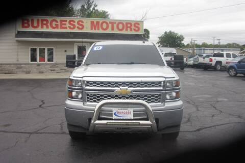 2014 Chevrolet Silverado 1500 for sale at Burgess Motors Inc in Michigan City IN
