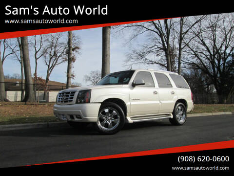 2002 Cadillac Escalade for sale at Sam's Auto World in Roselle NJ