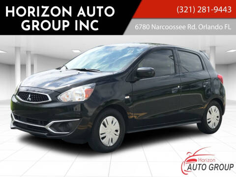2017 Mitsubishi Mirage for sale at HORIZON AUTO GROUP INC in Orlando FL