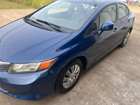 2012 Honda Civic for sale at Wendell Motors LLC in Hueytown AL