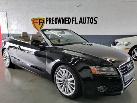 2010 Audi A5 for sale at Preowned FL Autos in Pompano Beach FL