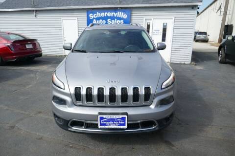 2015 Jeep Cherokee for sale at SCHERERVILLE AUTO SALES in Schererville IN