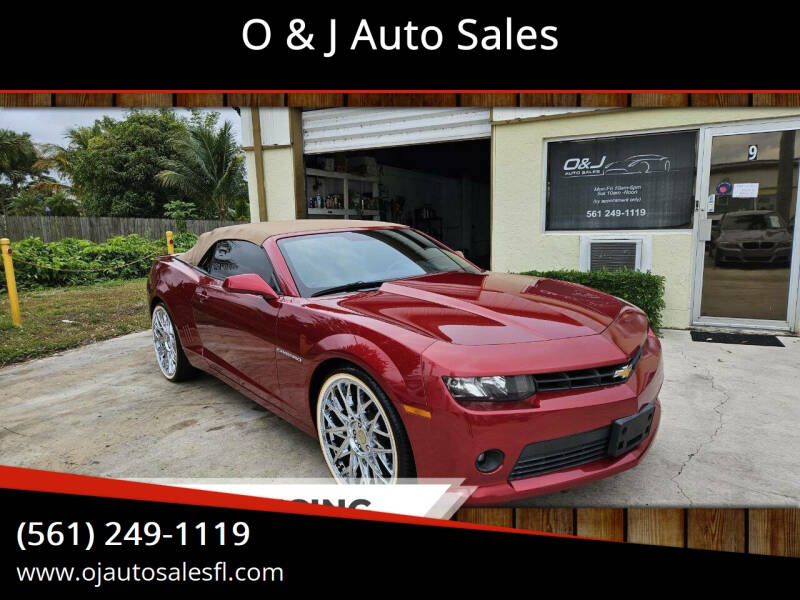 2014 Chevrolet Camaro for sale at O & J Auto Sales in Royal Palm Beach FL