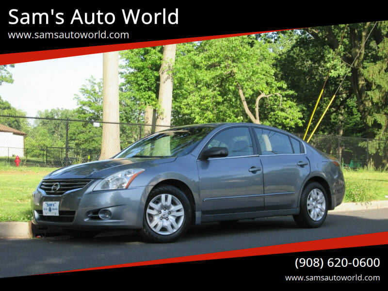2010 Nissan Altima for sale at Sam's Auto World in Roselle NJ