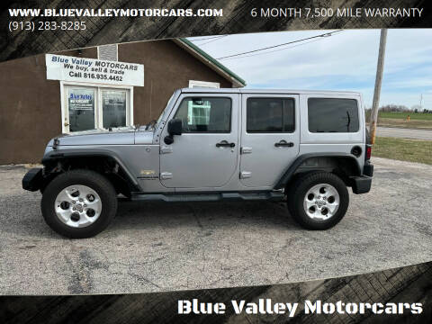 2014 Jeep Wrangler Unlimited for sale at Blue Valley Motorcars in Stilwell KS