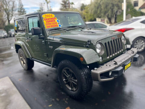 2016 Jeep Wrangler for sale at Devine Auto Sales in Modesto CA