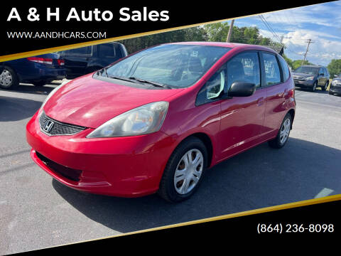 2009 Honda Fit for sale at A & H Auto Sales in Greenville SC