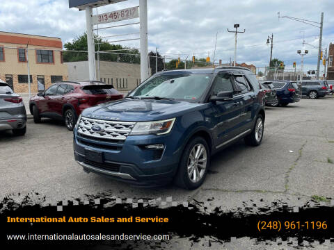 2019 Ford Explorer for sale at International Auto Sales and Service in Detroit MI