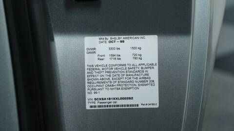 1999 Shelby Series 1