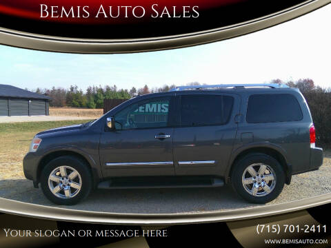 2012 Nissan Armada for sale at Bemis Auto Sales in Crivitz WI