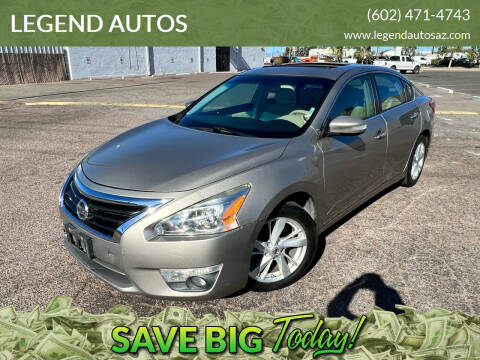2013 Nissan Altima for sale at LEGEND AUTOS in Peoria AZ