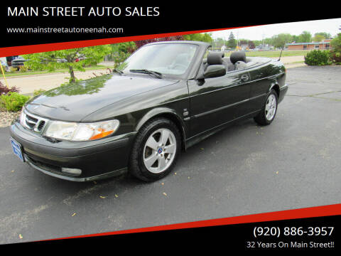 2003 Saab 9-3 for sale at MAIN STREET AUTO SALES in Neenah WI