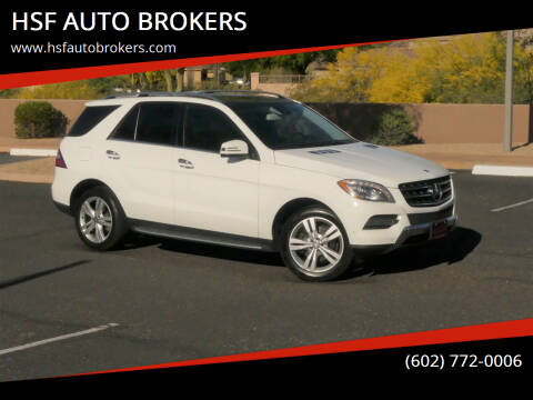 2015 Mercedes-Benz M-Class for sale at HSF AUTO BROKERS in Phoenix AZ